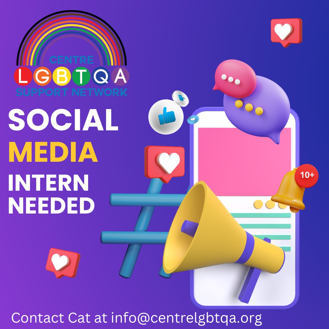 Please send a short bio and letter of interest to Cat at info@centrelgbtqa.org