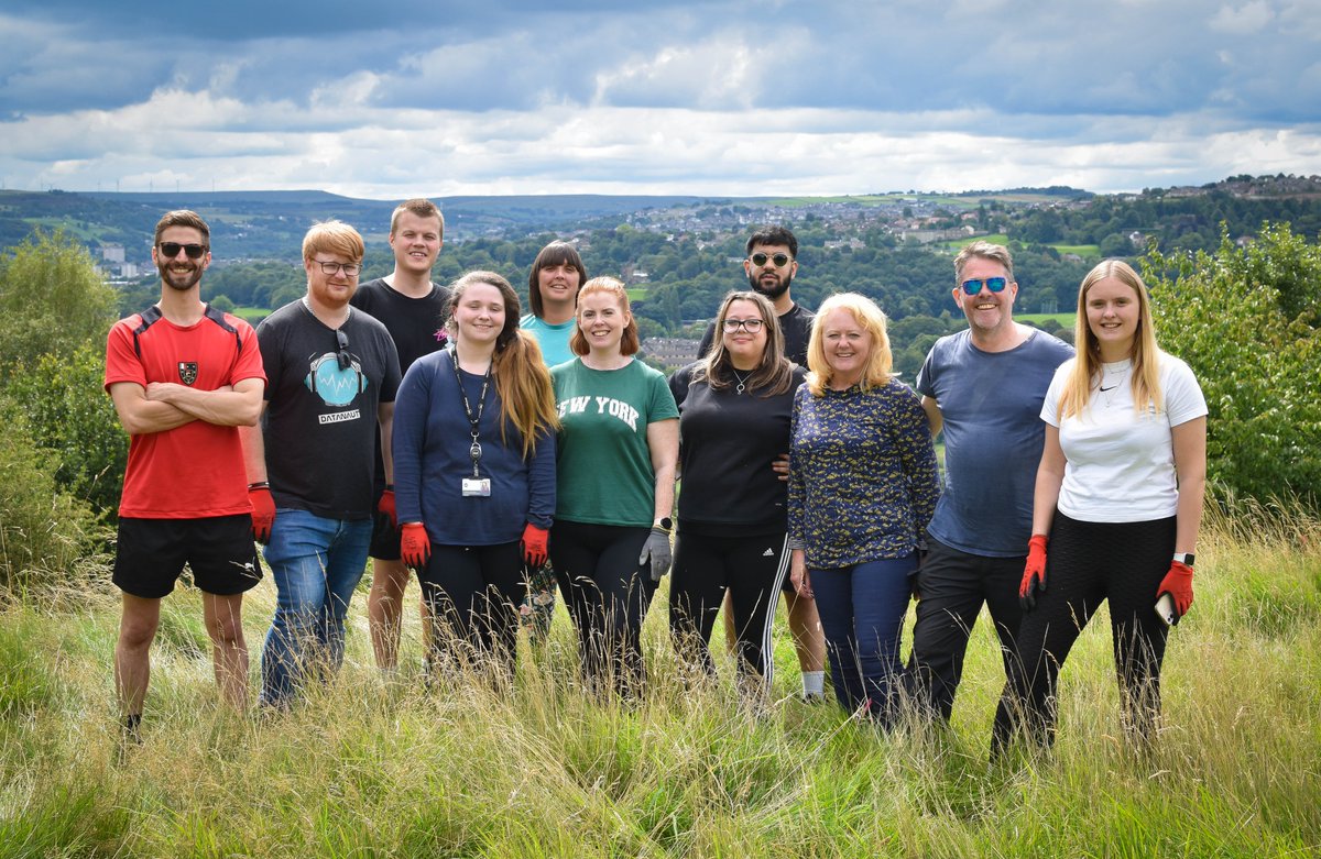 FOD_Group's tweet photo. We teamed up with @YORgreencic at Scouts Low Wood to maintain the regeneration of the old Riddlesden golf site into beautiful community woodland. 🌳
Check out our photos from the day! 📸
#lifeatFOD #YORgreenic #volunteering #regeneration https://t.co/jpKr3Dc6r7