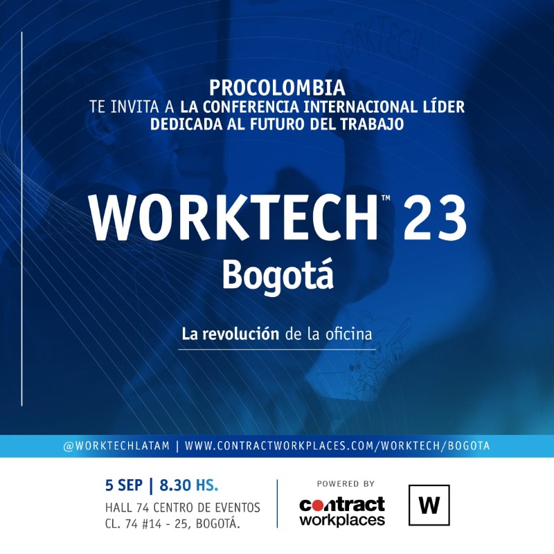 PROCOLOMBIACO's tweet photo. Participe en Worktech 2023, el espacio que reúne a ejecutivos de altos mandos y profesionales de múltiples rubros para intercambiar ideas y nutrirse de nuevas tendencias que llevarán el mundo de los negocios a un nivel superior 🇨🇴💼.

Inscríbase acá ⬇️