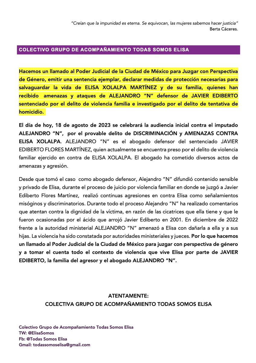 TodasSomosElisa tweet media