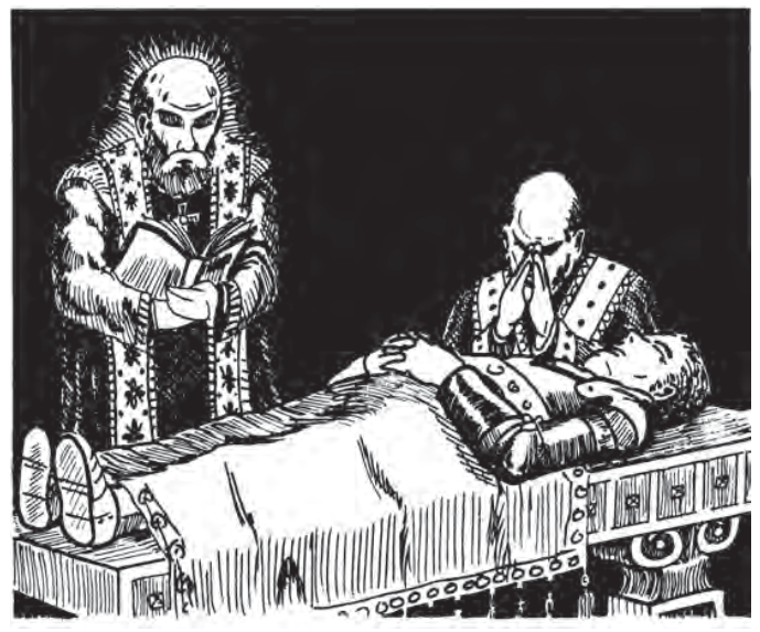 CalstaffTheGold's tweet photo. Body weight of PCs is an essential statistic.

Each pound of weight is 10 coins that must be left behind when your party members have to carry you out of the dungeon after some misadventure.

#ADnD #1e #Encumbrance https://t.co/IjTjx0kJjH