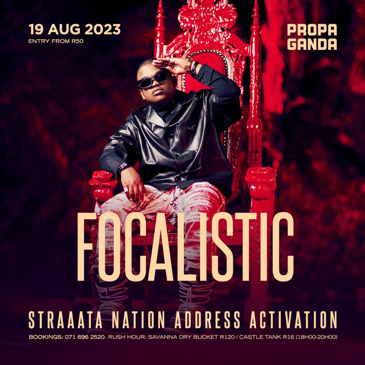 PropagandaPTA's tweet photo. STRAATA NATION
@FOCALISTIC
__   
💰 AFFORDABLE FUN 
 ___ 
📷 SA'S LEADING CHILL SPOT 
📷 HOME OF CHAMPIONS 
📷 LIVE SPORTS  
_____ 
#BLACKMOTION #ZINHLE #ThaboBester #Pirates #zuma #PrinceKaybee #Cyan #NastyC #BBNaijaAllStar #Vindiesel #MathsLit #PropagandaPTA #t1flavv https://t.co/EDAIwrdjLb