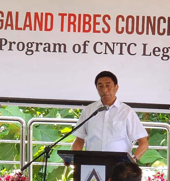 gkzhimomi's tweet photo. Chaired @cntc_03 program to felicitate CNTC legislators of 14th NLA at Chümoukedima today. Deeply grateful to Hon'ble Dy CM Shri @YanthungoPatton and all legislators who attended the program. Spl thanks to Hon'ble MP (LS) Shri @TokhehoYepthomi for exhorting the gathering. https://t.co/BxMxgAdjuu