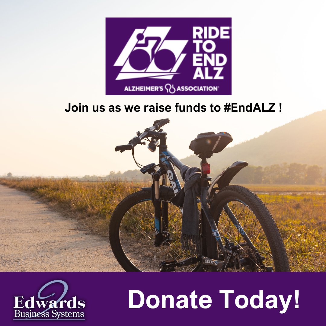 Make a Difference With Us! Alzheimer's, a leading cause of death in the US, affects millions.
Some of our team will ride in the Ride to End ALZ on Aug 27 to raise awareness &amp; funds for research toward a brighter future.
 
Fight against Alzheimer's with us: hubs.la/Q01_cD7L0