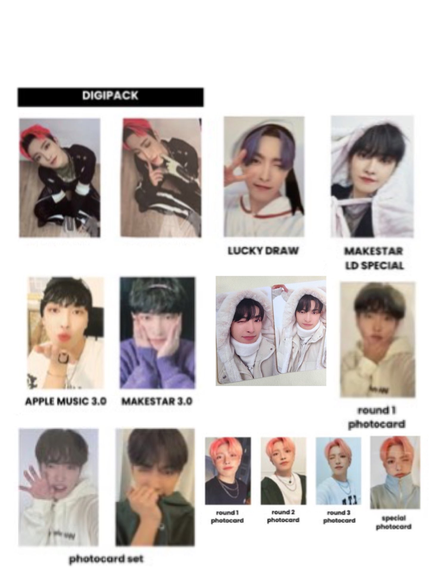 ATEEZ ホンジュントレカ とてつもなく Luckydraw ATEEZ ホンジュントレカ とてつもなく Luckydraw
