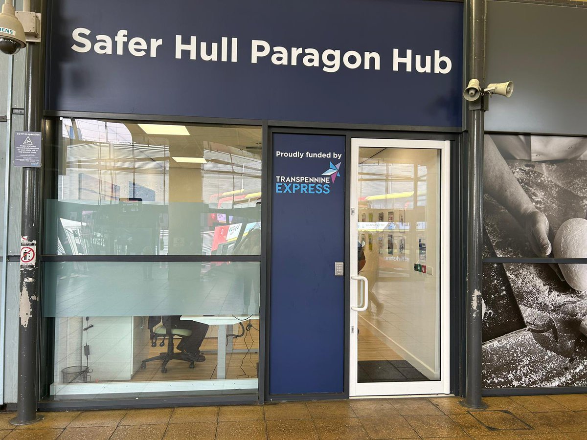 VEMTHull's tweet photo. VEMT will be present at the new Safer Community Paragon Hub. 

The Hub has been created to provide a safe space for vulnerable children and adults. 
The Hub will be open between 9am-7pm, Monday to Sunday with partners providing shared coverage within the opening hours. https://t.co/rGtWSRefKJ