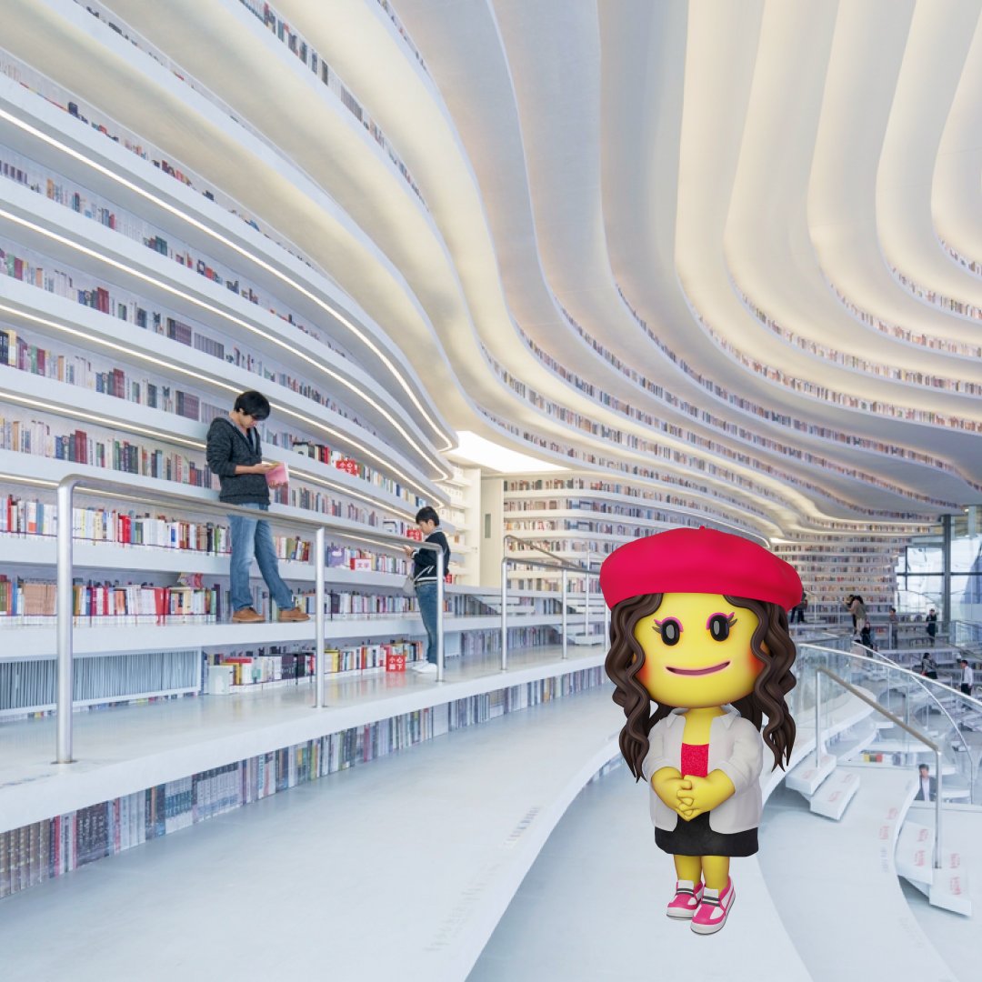 tobee_live's tweet photo. 📚🌏 Embracing Balance in Binhai Library, China! 🌏📚

Amid the pages of knowledge, we're reminded that balancing work, leisure, and personal growth is essential. Let's learn from Tobee and weave harmony into our own stories!⚖️✨

#AvatarsAmongUs #Web3Gaming #P2EGame 🎮 https://t.co/IDrqlh9Oze