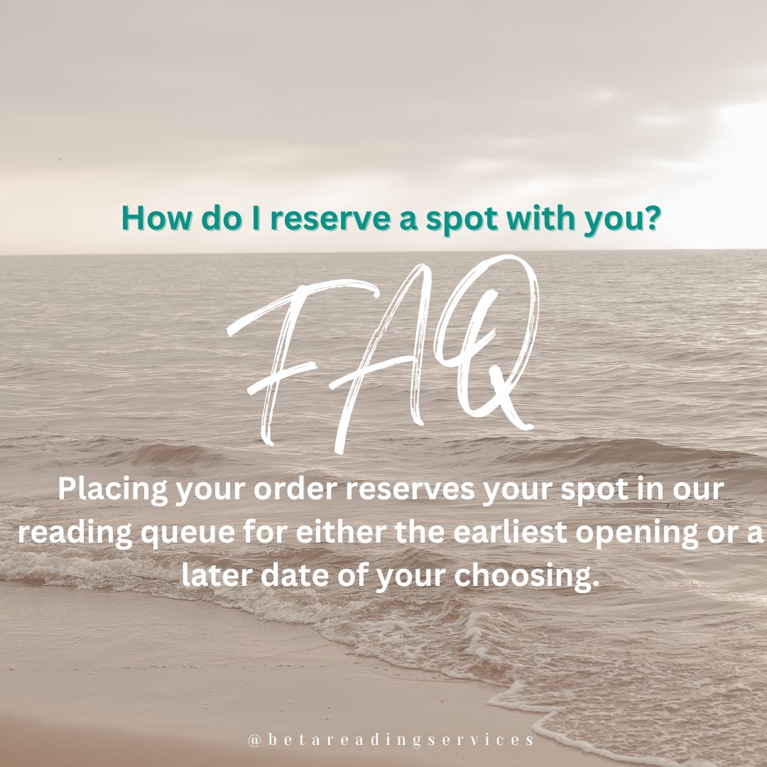 Message us anytime to see where we’re at on our calendars, especially if you have a preferred bet reader in mind 

#betareader #betareaders #betaread #betareading #betareadingservice #writingcommunity #author #writer #writingpartner #critiquepartner