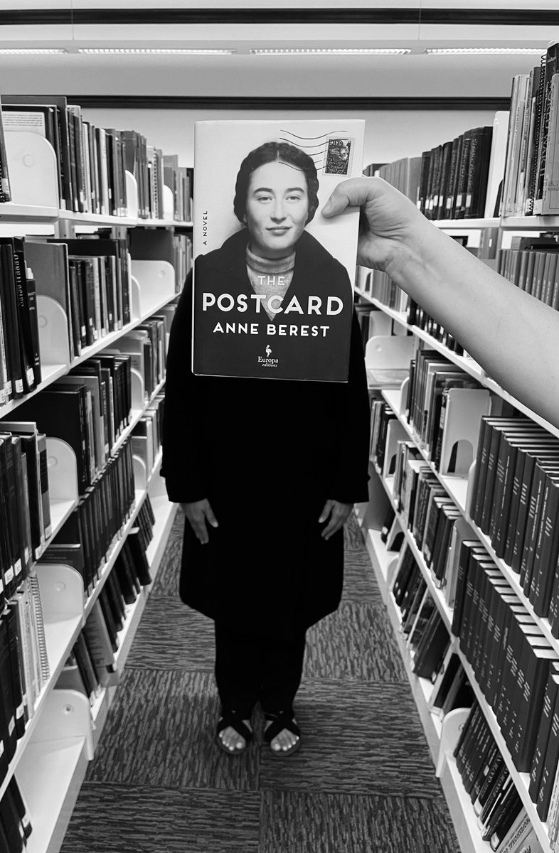 ebrpl's tweet photo. Itβs #bookfacefriday! #bookface #thepostcard #anneberest #ebrpl https://t.co/ImDBl8hEYx
