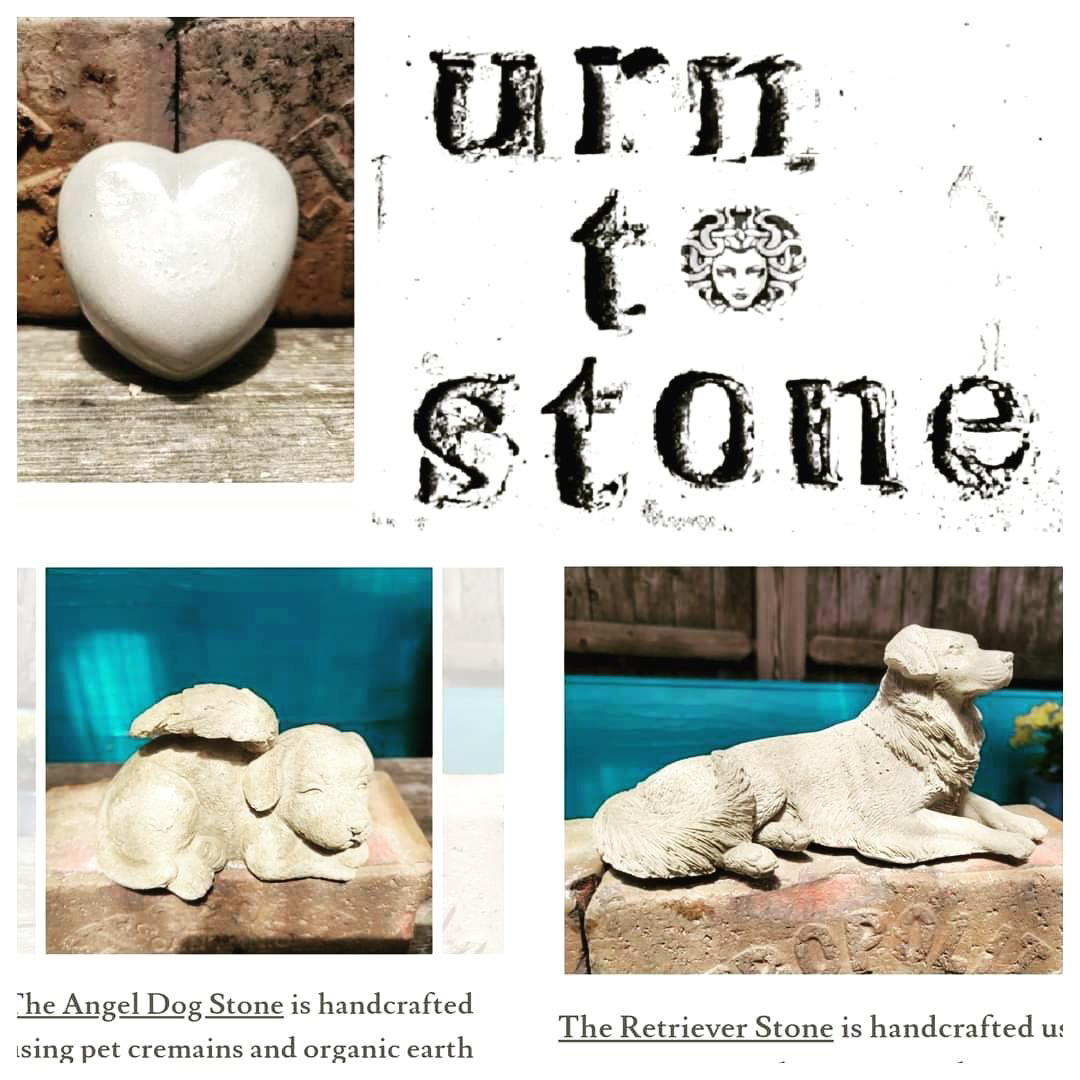 I am excited to announce my new partnership with Urn to Stone Pet Memorials (@urntostone on Instagram)! you know how in chapter four of #goodgriefpetsbook I write about the beautiful objects and art pieces people make to memorialize their pets? well Urn to Stone does just that!