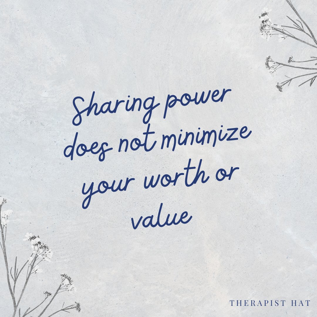 The key to growing power is sharing power.  Think about how you can share resources you have access to with folks who do not.

#therapists#socialworkers#licsw#lmhc#counselors#schoolcounselors#psychiatrists#therapy#justice#socialjustice#power#peersupport#mentalhealthcounselors