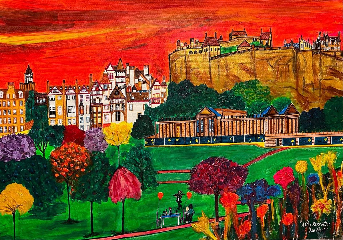 InkyplotsArt's tweet photo. My lovely Client Claire, in Inverness has gotten her painting of Edinburgh framed. Claire’s delighted. My day has been made seeing it framed so beautifully. Honestly, I’m so blessed.
🎨🏴☺️
#edinburghcastle #scottishnationalgallery #princesstreetgardens
#ramsaygarden https://t.co/PwNp7yzx8A