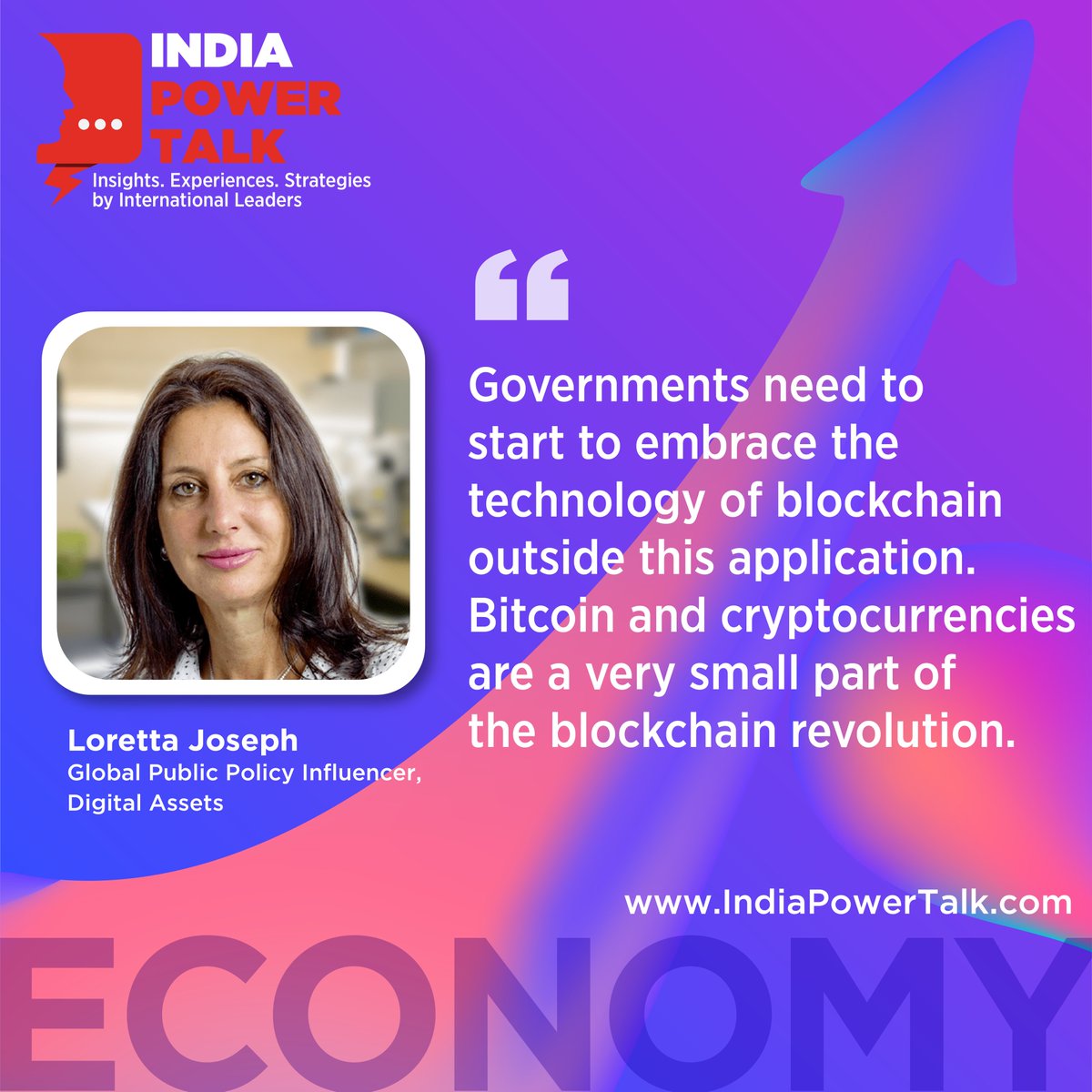 Here's an insightful quote from Loretta Joseph's India Power Talk on 'Digital Assets' with Mr. Nitin Potdar.
Watch the full episode -youtu.be/OZkDWph6STw

#IndiaPowerTalk #India #NitinPotdar #LorettaJoseph #Economy #Entrepreneurship #Innovation #Globalleaders #Businessfounders