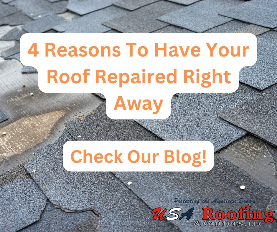 Weekly Blog! This week, we tackle a thought that goes through every homeowner's head... how soon should I repair my roof or can it wait? Check it out below!👇 #blog #weeklyblog #roofing #roofingcompany #roofrepair
usaroofing.us/roof-repair-so…