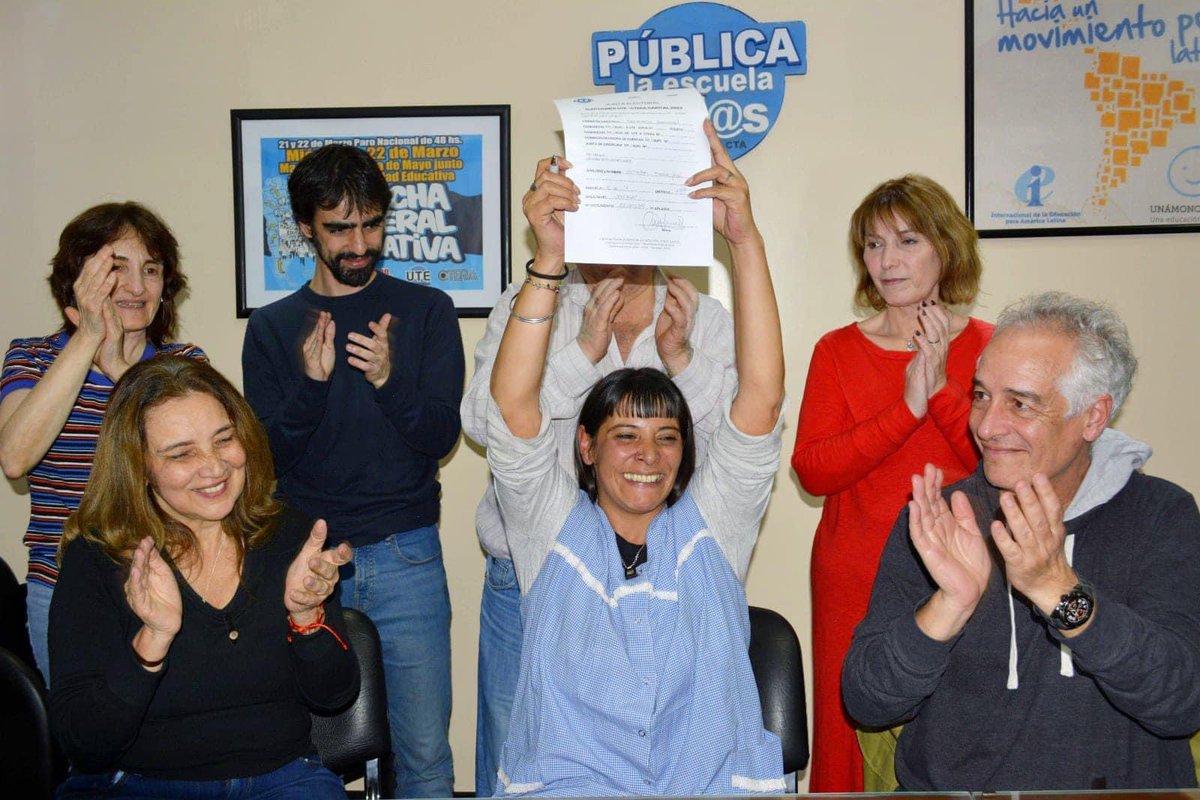 angegraciano's tweet photo. 📋• Presentamos la lista Celeste-Violeta-azulgrana-Azul y blanca de @utectera .

La encabezará @mononagut una militante sindical extraordinaria quien ha demostrado con su fuerza, compromiso y su potencia militante que puede liderar este sindicato. https://t.co/xmKdLdBqfh