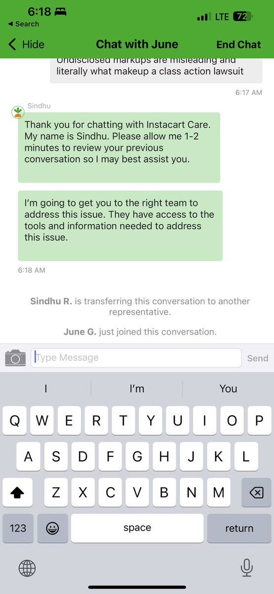 OmegaOmega's tweet image. Oh @Instacart - this is literally how class action lawsuits start… 🙄