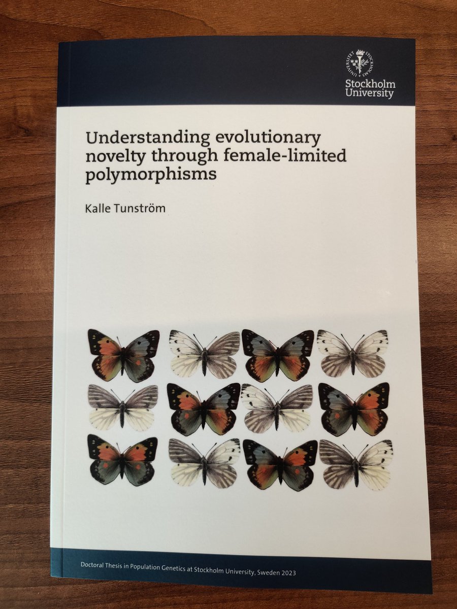 Department of Zoology (@zoology_su) on Twitter photo Congratulations to <a href="/Kallekarlhugo/">Kalle Tunström</a> for successfully nailing his thesis titled "Understanding evolutionary novelty through female-limited polymorphisms". The PhD defence will be on the 8th of September! Congratulations to <a href="/Kallekarlhugo/">Kalle Tunström</a> for successfully nailing his thesis titled "Understanding evolutionary novelty through female-limited polymorphisms". The PhD defence will be on the 8th of September!