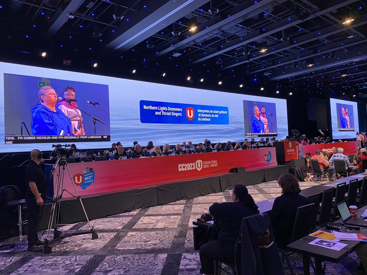 Exciting energy as we open our #CC2023 &amp; celebrate 10 years of perseverance in changing workers lives. Many gains, fights and changes have been made to be the best union! <a href="/UniforTheUnion/">Unifor</a>