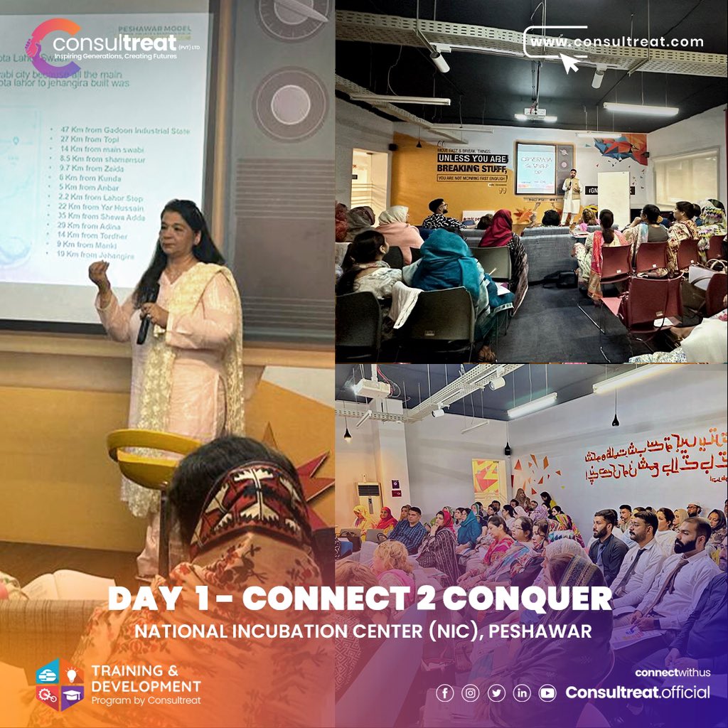 consultreat's tweet photo. Training &amp; Development | Program by Consultreat

Day 1 - CONNECT 2 CONQUER!
School Leadership Program was arranged for all the leaders of  Peshawar Model Educational Network at NIC Peshawar.
.
.
.
#training #leadershipskills #leadershipdevelopment #trainingmotivation https://t.co/IePIqXeaKC
