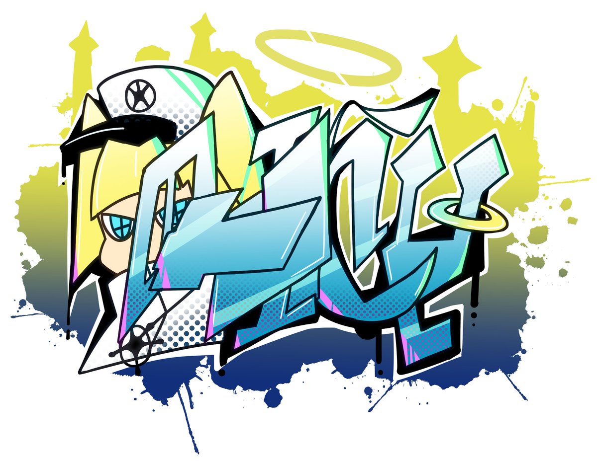 Premonical's tweet photo. Graffiti i've done for the game Peroxide. 
#RobloxDev #robloxart #Roblox https://t.co/cPGfic0Fl1