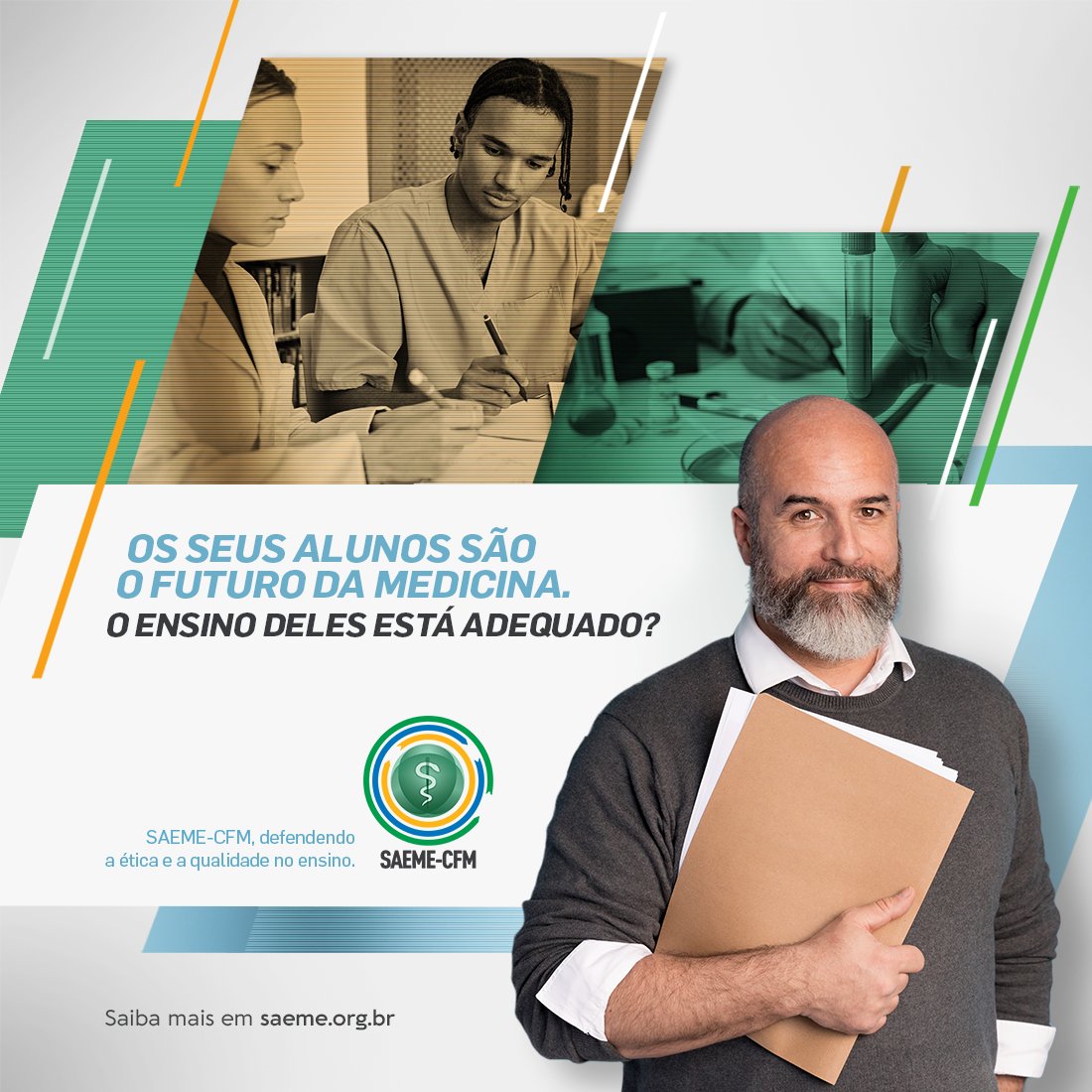 medicina_cfm's tweet photo. O certificado de acreditação SAEME-CFM é o que você precisa para dar à sua instituição o reconhecimento e a evolução que ela merece.
SAEME-CFM, defendendo a ética e a qualidade do ensino. Saiba mais em https://t.co/ZDeRcdUUSS.
#saeme #cfm #ensinomedico #escolasmedicas https://t.co/10VkKnFGP2