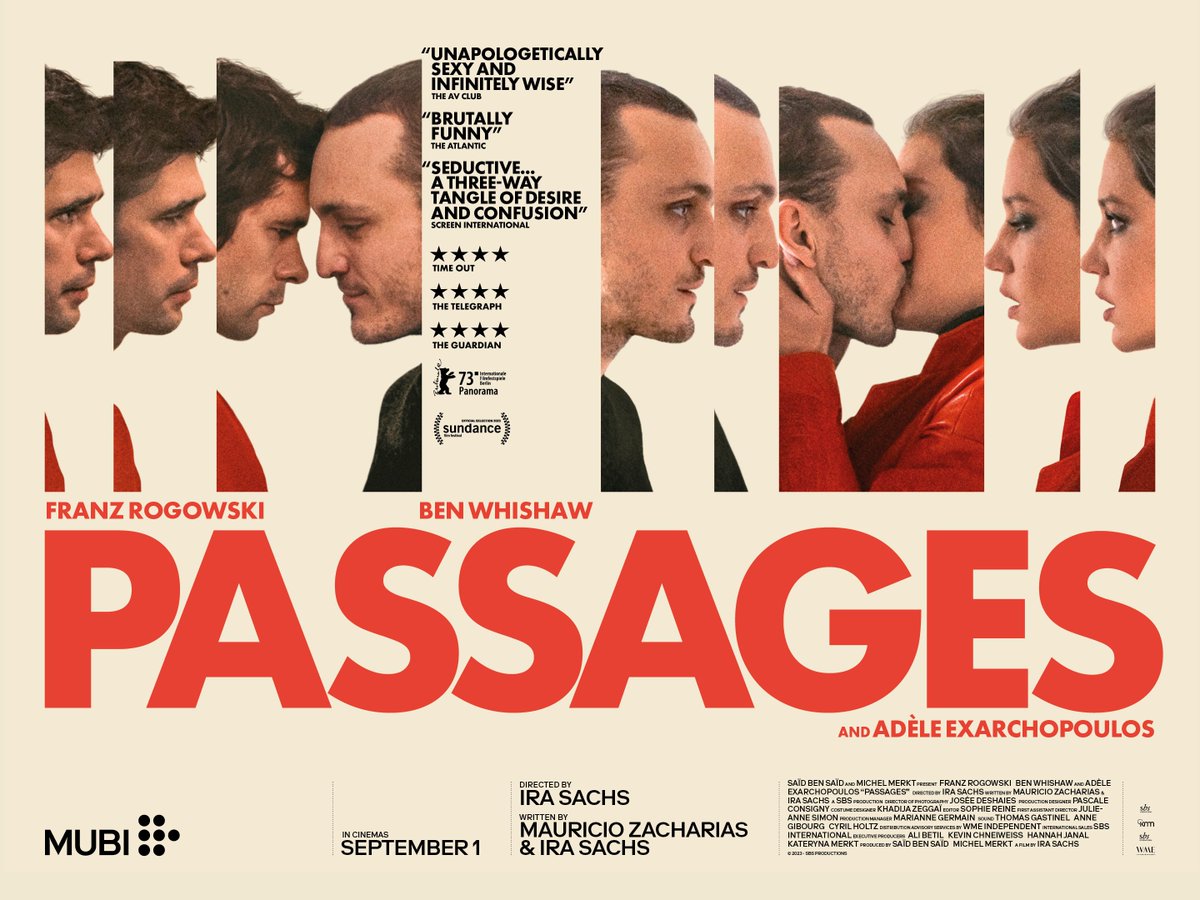 LightHouseD7's tweet image. 🚨 Competition Alert 🚨 

Thanks to @mubiuk we have tickets to giveaway to a preview screening of Ira Sach's Passages on Aug 30th. To be in with a chance of winning a pair of tickets simply like &amp;amp; RT this!