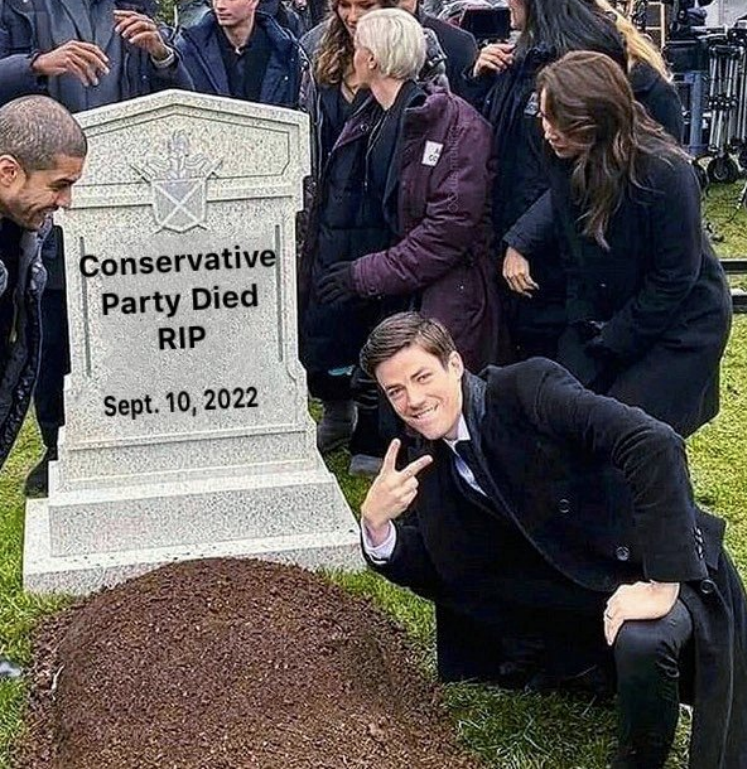 RGBAtlantica's tweet photo. @markmulroney @PierrePoilievre The conservative party died, the day you nominated #PeePeePierre as your leader. RIP. https://t.co/pHkUAl32WC