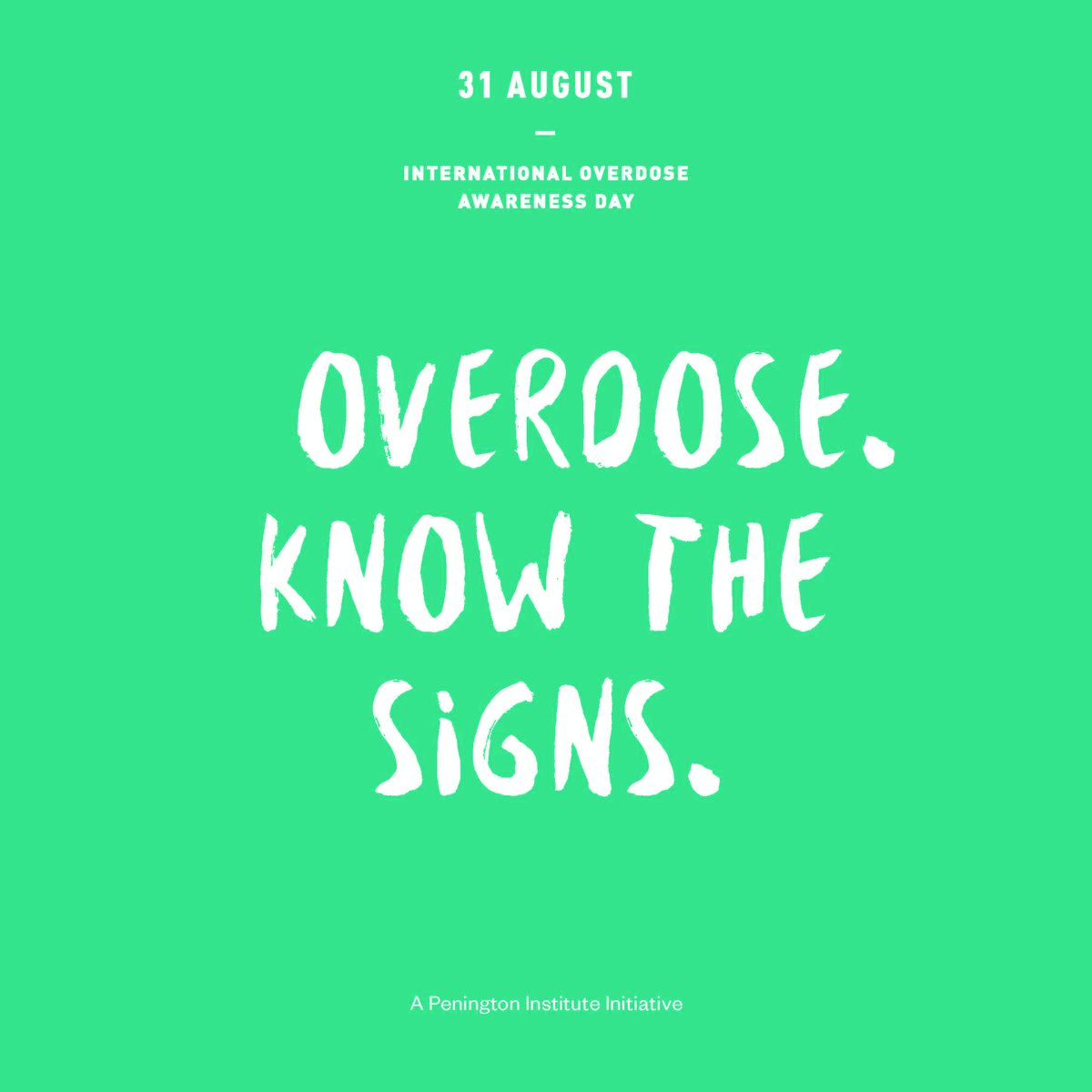 Today is Overdose Awareness Day.
Make sure you know the signs of an overdose and how to respond.
knowyouroptions.me/respond-to-ove…