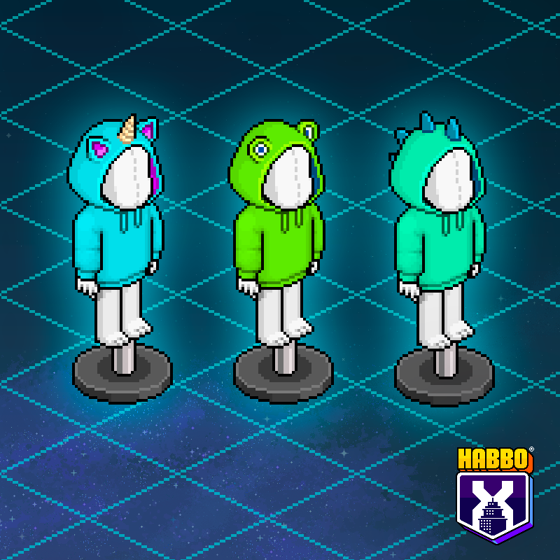 ✨ 𝗡𝗲𝘄 𝗰𝗹𝗼𝘁𝗵𝗶𝗻𝗴 𝗶𝗻𝗰𝗼𝗺𝗶𝗻𝗴!

brand new HOODIES coming to nft.habbo.com/shop this coming Wednesday 🌝

300 NFTC each, available for a week