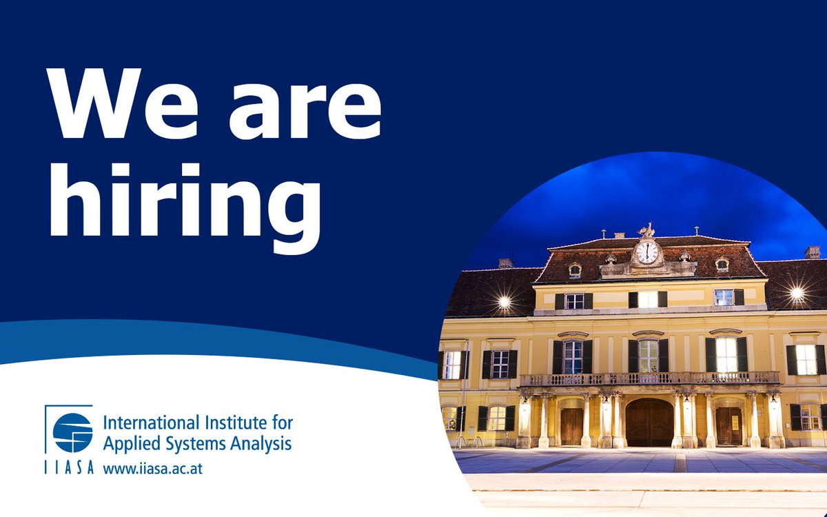 IIASAVienna's tweet photo. Calling all tech enthusiasts with a passion for #sustainability! 🌱
Join the Integrated Biosphere Futures Research Group as a Research #SoftwareEngineer. Shape the landscape of #IntegratedModeling, #DataSharing, &amp; cloud deployment. #ScienceJobs #TechJobs
👉https://t.co/rrZm48fmes https://t.co/eEvS2VYt9Z