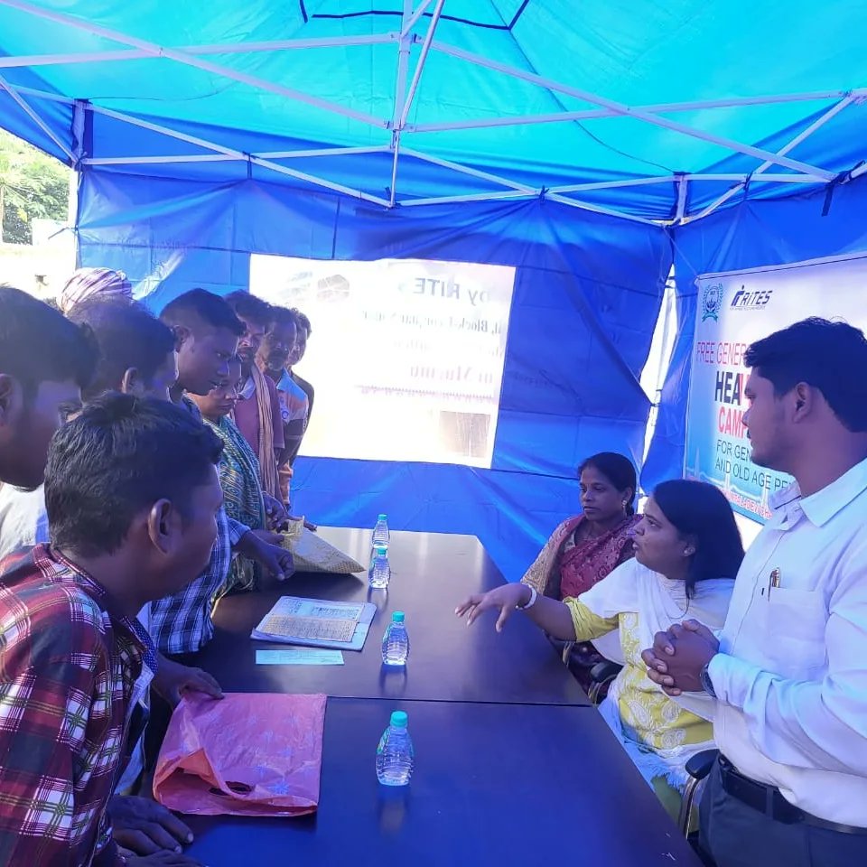 A generic health camp was organized at Sansad Adarsha Gram Bardapal in Sadar block of keonjhar.