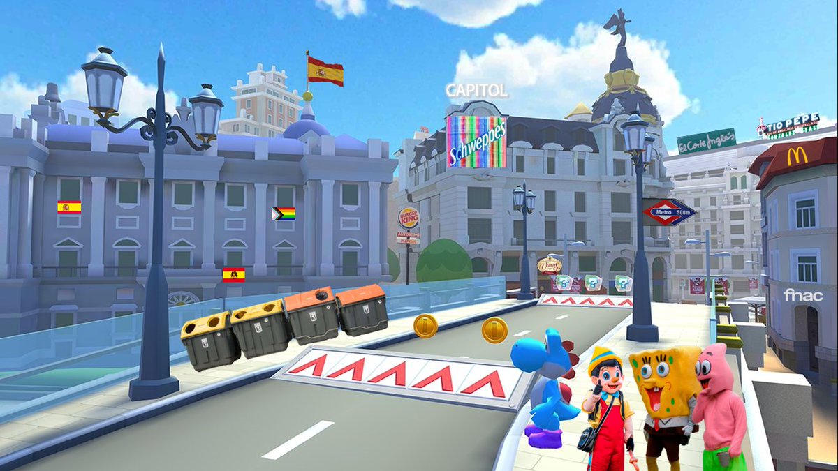 Ikerrsio's tweet photo. Hice Madrid en Mario Kart un poco más realista que la original. https://t.co/SrPzYQmIuu