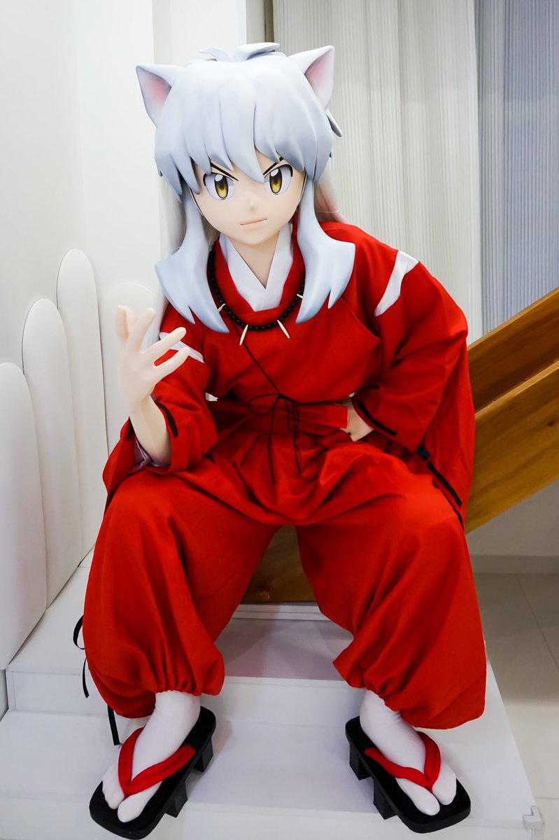 帅气狗勾，在线撩天（bushi 🎭&🥋&📸: @RAIGEKI_Li #着ぐるみ #kigurumi #犬夜叉 #inuyasha