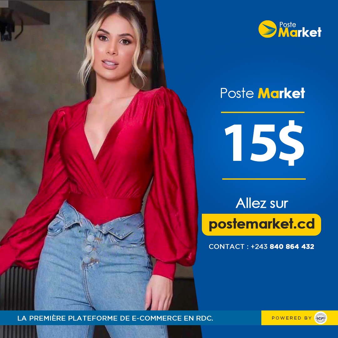 Postemarket_rdc's tweet image. Cette belle blouse est à 15$ sur Poste Market, passez votre commande dès maintenant et soyez livré dans le temps 🛍️

Allez sur postemarket.cd

Contactez-nous au :+243 840 864 432

#PosteMarket #Ecommerce #SCPT
