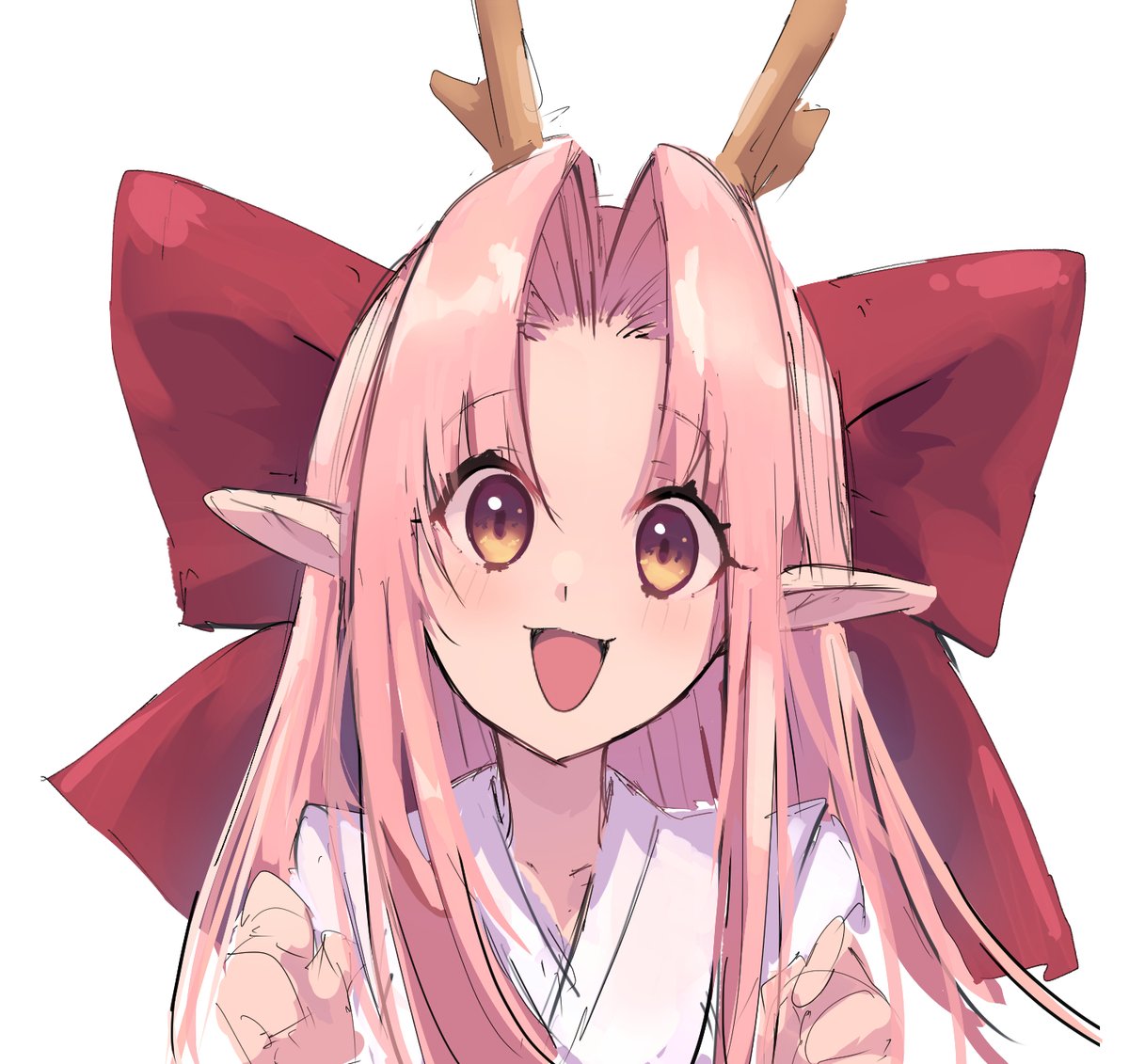 今日はピンク髪ばかり描いている 