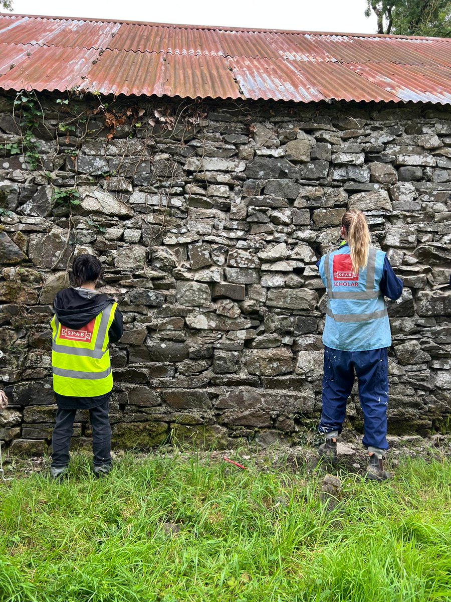 SPABIreland's tweet photo. Lime pointing and carpentry workshops getting underway at our 2023 Working Party in Cavan!  

#HeritageWeek2023 https://t.co/nTUEDrK3rP