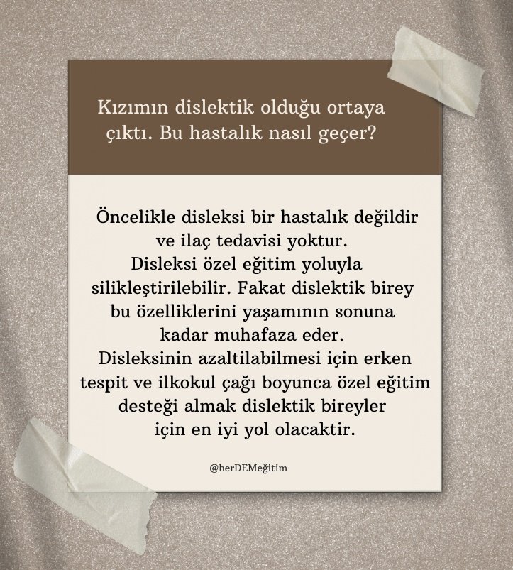 Soru &amp; Cevap
#disleksi #özelöğrenme
#özgülöğrenme #öög
#dehb #zihinsel #eğitim
#rehabilitasyon
