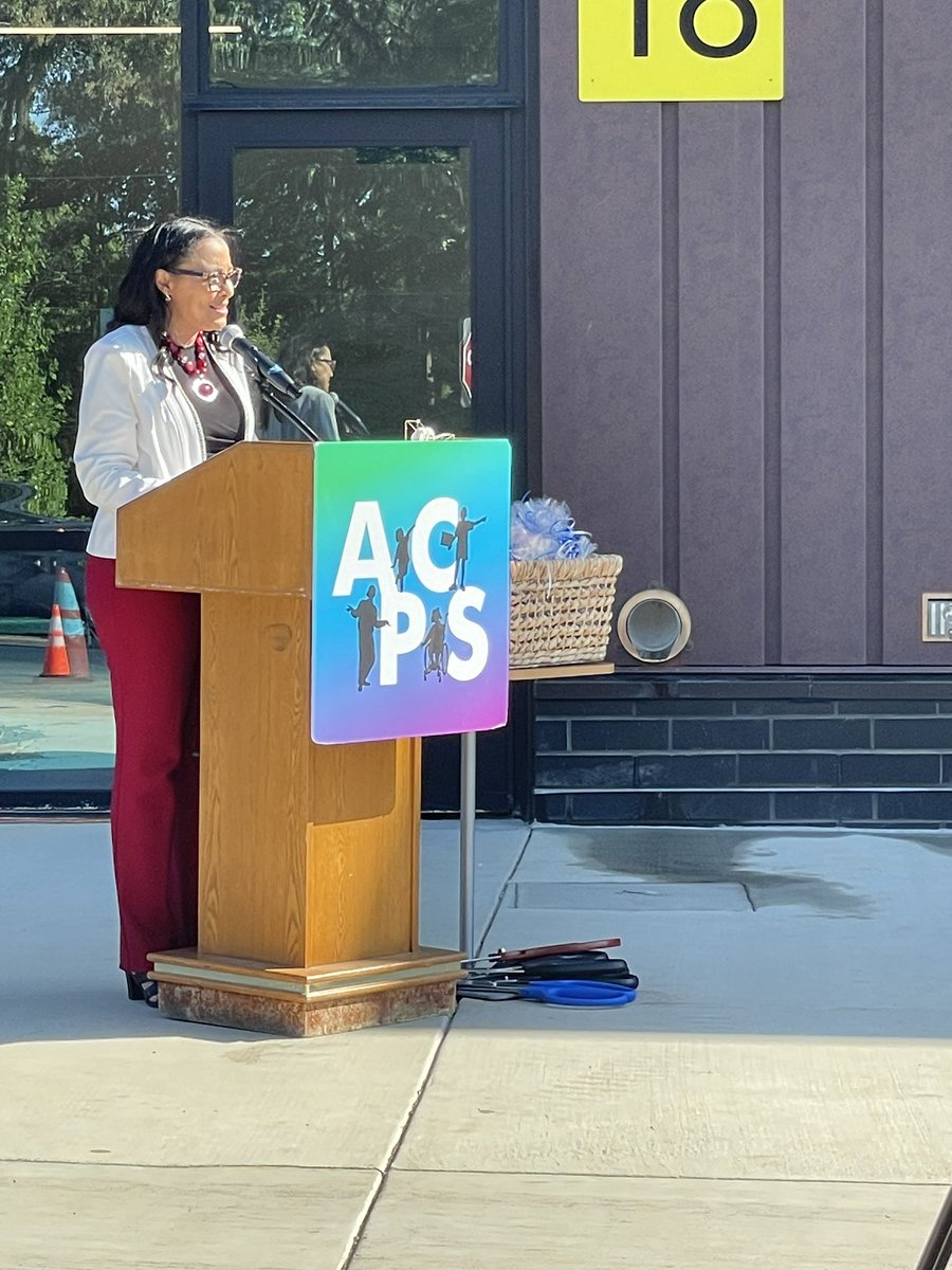 Alexandria City Public Schools (@acpsk12) on Twitter photo “We cherish and appreciate this building and its offering of a modern, welcoming and innovative space where our students can learn and grow and our staff can teach and thrive," says <a href="/ACPSk12Supt/">Dr. Melanie Kay-Wyatt</a> at the ribbon-cutting ceremony for the newly constructed <a href="/MacArthurACPS/">MacArthur ACPS 💫</a>. “We cherish and appreciate this building and its offering of a modern, welcoming and innovative space where our students can learn and grow and our staff can teach and thrive," says <a href="/ACPSk12Supt/">Dr. Melanie Kay-Wyatt</a> at the ribbon-cutting ceremony for the newly constructed <a href="/MacArthurACPS/">MacArthur ACPS 💫</a>.