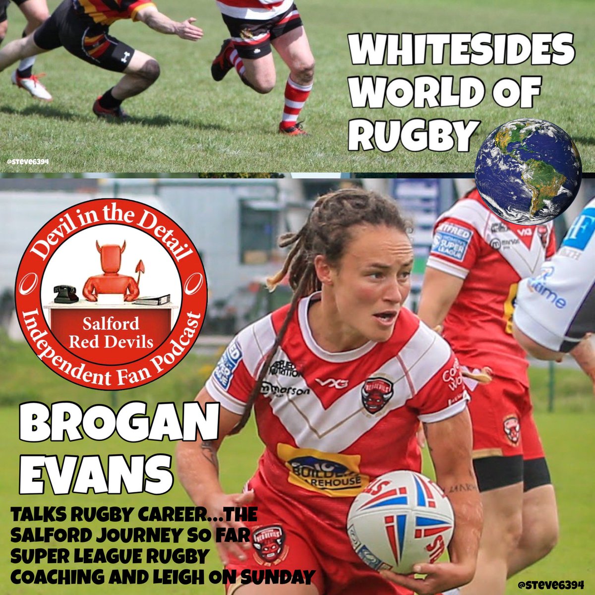 ⭐️⭐️New⭐️⭐️ We are joined by #salfordreddevils ladies star Brogan Evans who tells us about her Rugby journey, Our ladies success last season. Super League rugby and more

soundcloud.app.goo.gl/2FuBYbbBC68bSZ…
Soundcloud

podcasts.apple.com/gb/podcast/dev…
Apple 

open.spotify.com/episode/0PF3Gb…
Spotify