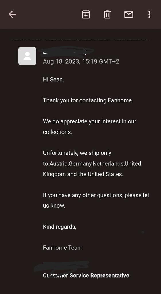 Hi @FanhomeUK 

We are delighted that you have acquired the licence for #StarTrek!

Can you please clarify if you will be extending your services to Republic of Ireland as well?

@TrekCulture @CloneStarPod @USSCuchulain @startrekeire