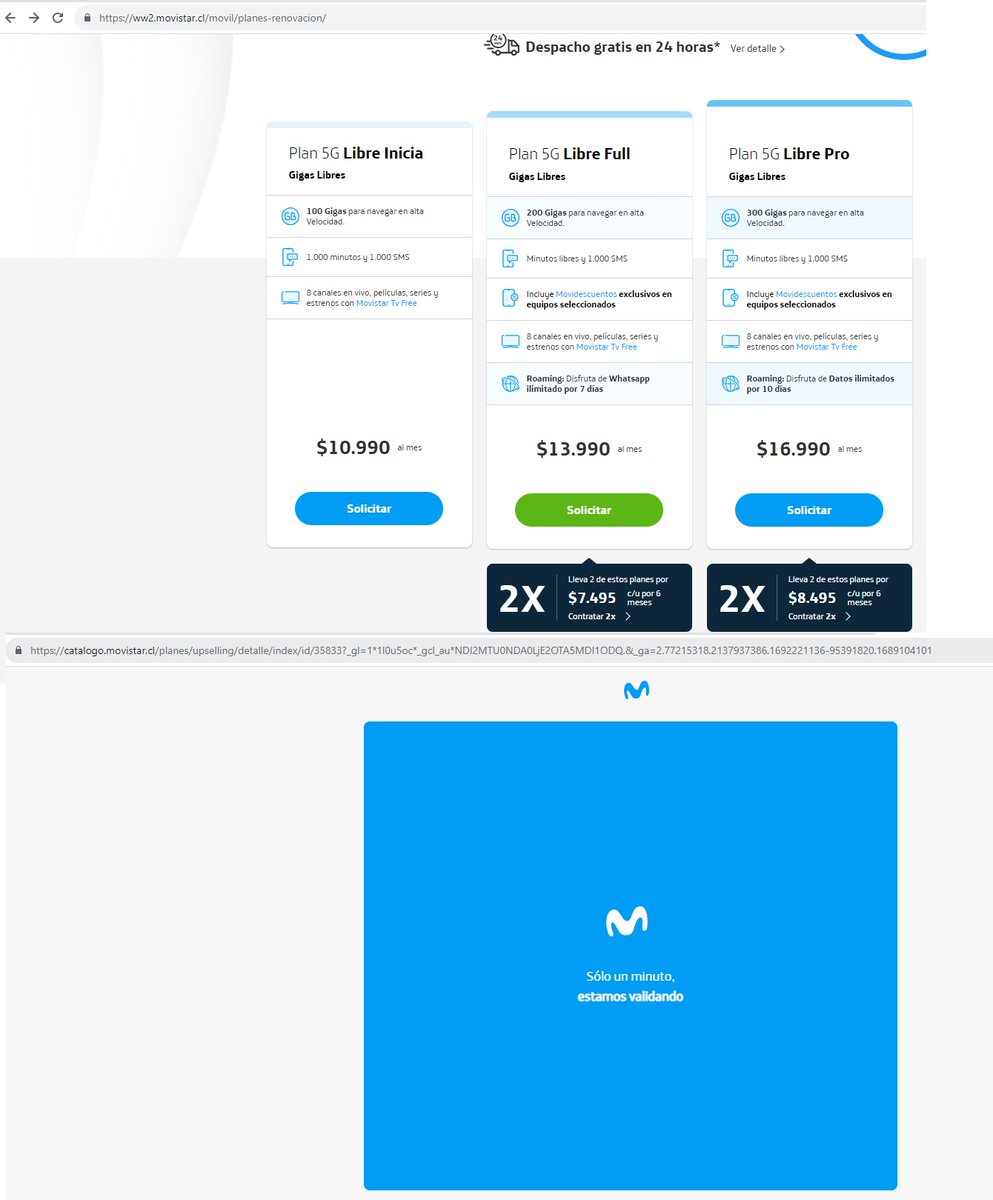 HadadeBosque's tweet photo. @MovistarChile @AyudaMovistarCL... Quiero renovar mi plan y queda eternamente asi? que quieres que me cambie a @womchile @WOMteAyuda porque los planes de varias lineas estan bastante mejores... siempre peleando con las compañias telefonicas... que terrible!!! #servicioalcliente? https://t.co/CAVHKI5GSt
