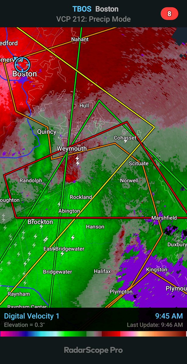 Another Tornado Warning...this time South Shore
