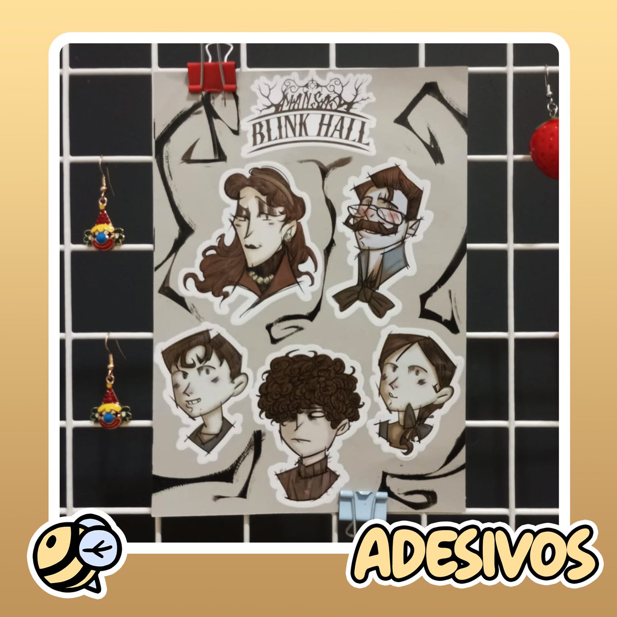 d20BeeStore's tweet photo. 💛Cartela de Adesivos "Blink Hall" https://t.co/J96DDY26in