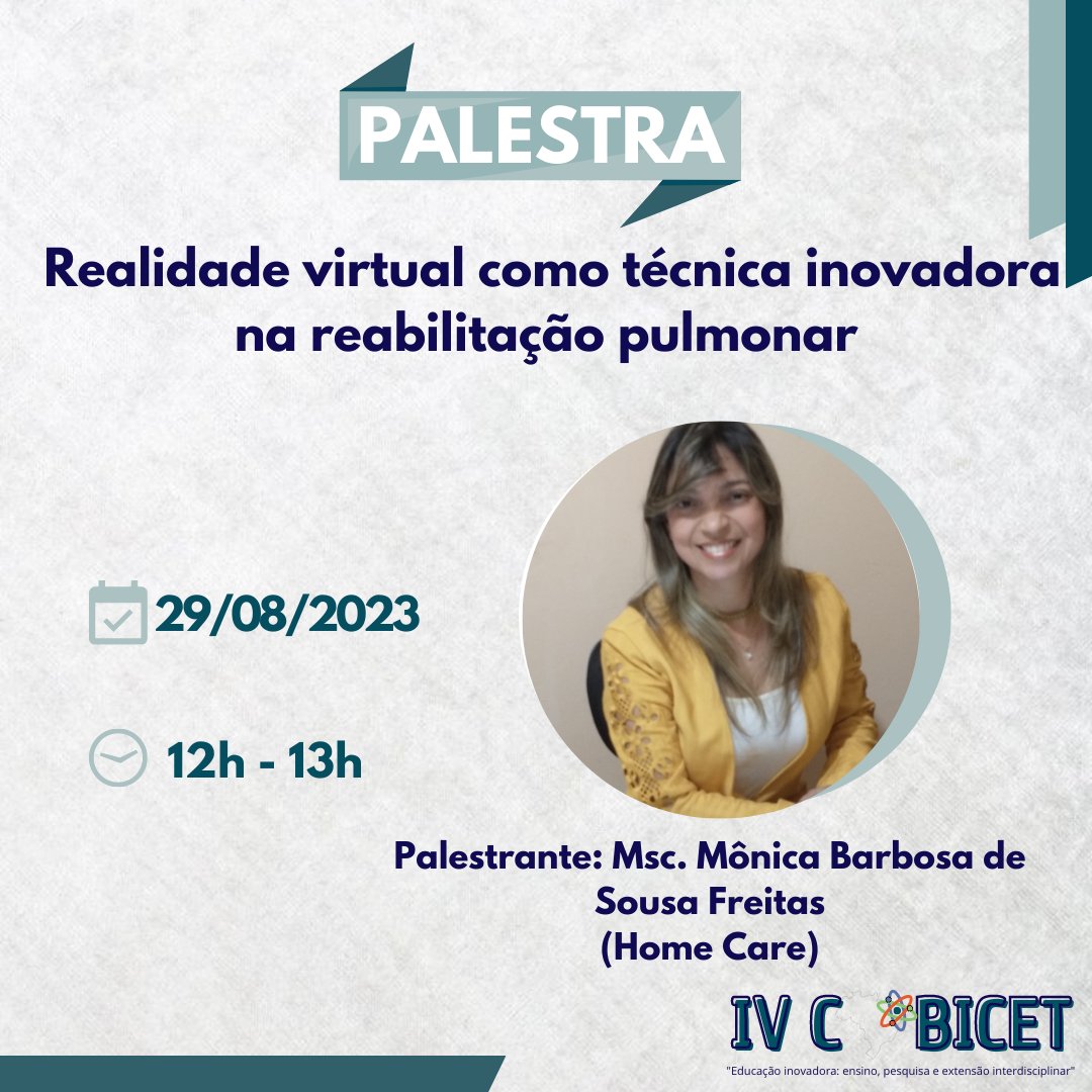CoBICET's tweet photo. PALESTRAS CONFIRMADAS NO IV COBICET✨

Acesse para mais informações: https://t.co/1f3rwAVNe8

#ciencia #tecnologia #networking #conhecimentocientífico #UFBA #ufopa #ufabc #unifesp #udesc #ufpa #ufam #usp #universidade #uff #ufma #ufs #ufrr #ufsc #ufmg #ufrj #usp #uel #uepa https://t.co/ohXJ5WQ23p