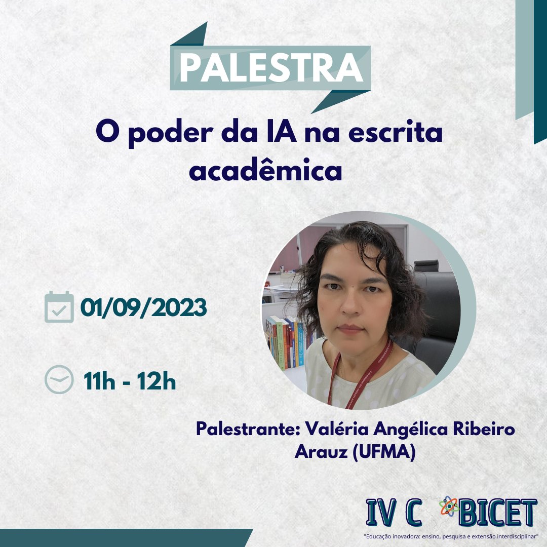 CoBICET's tweet photo. PALESTRAS CONFIRMADAS NO IV COBICET✨

Acesse para mais informações: https://t.co/1f3rwAVNe8

#ciencia #tecnologia #networking #conhecimentocientífico #UFBA #ufopa #ufabc #unifesp #udesc #ufpa #ufam #usp #universidade #uff #ufma #ufs #ufrr #ufsc #ufmg #ufrj #usp #uel #uepa https://t.co/r4XTe01IBi