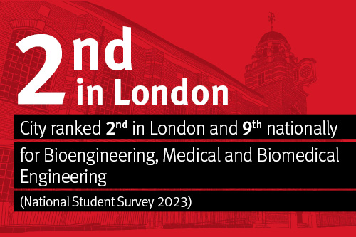 CityStG_SST's tweet image. [2/2] 🥇 Our Bioengineering, Medical, and Biomedical Engineering program has been ranked 2nd in London and 5th in the UK. 👏