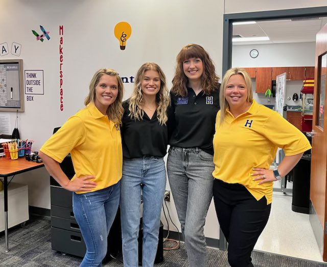 The FACS department welcomes you to the 23-24 school year! Welcome our two new faces, Mrs. Recker and Mrs. Cole. Come say hi to us all next week! #sayyestofcs #newschoolyear