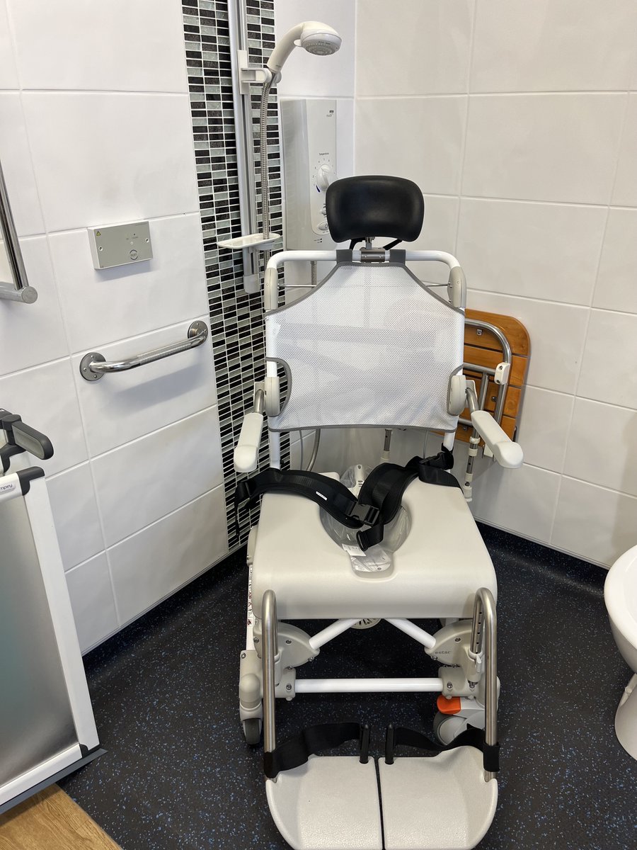 Rksot's tweet image. The Etac Swift Mobil-2 is a flexible attendant-propelled shower commode chair that gives carers the best possible access for personal care tasks. It is easy to manoeuvre and can be customised to various needs.

#showercommode #showerchair #occupationaltherapy #otlife