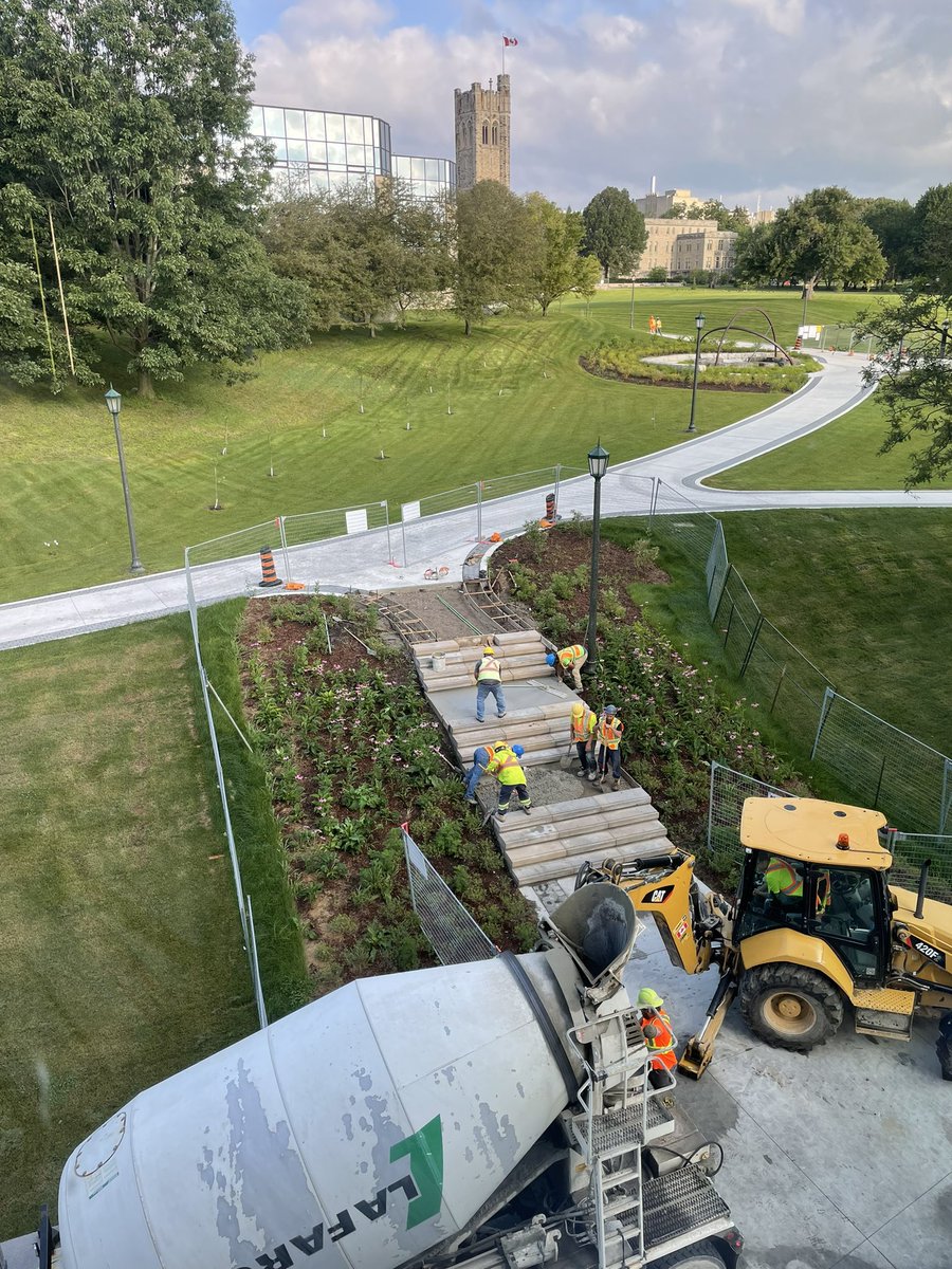 Can’t stop “stairing” at the new #upthehill access and views <a href="/WesternU/">Western University</a>! 💜 #almostdone #stepbystep <a href="/westernuFM/">FacilitiesManagement</a>