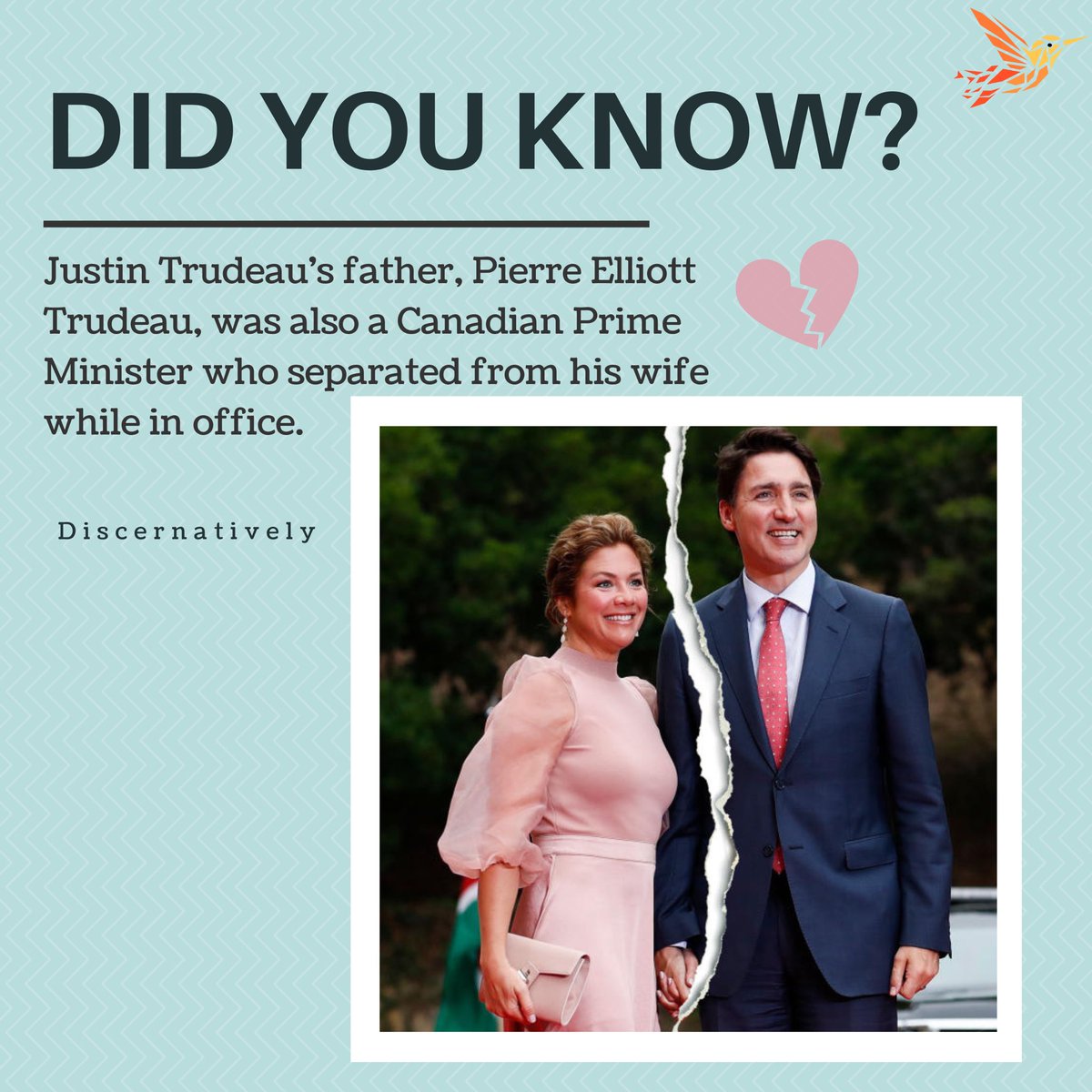discernatively's tweet photo. DID YOU KNOW?
#Discernatively #TrudeauSeparation #SophieAndJustinEnd #CanadianLoveTales #PMsPersonalJourney #SophieGrégoireSplit #PoliticsAndHeartbreak #GoldenCoupleCrisis #OttawaRomanceEnds #EndOfAnEraCanada #JustinSophieNews #TrudeauFamilyShift #FromVogueToDivorce #Facts https://t.co/PvlNKeMlaB